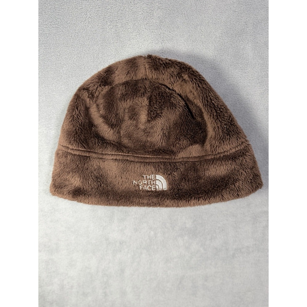 The North Face Women's Fleece Osito Beanie Hat Cap Brown One Size Winter Soft